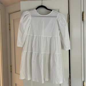 Danielle Bernstein First Collection Tiered Cotton Mini Dress